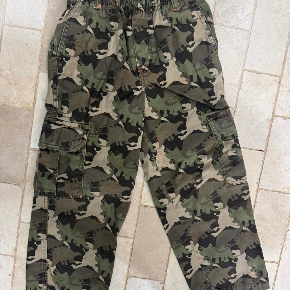 J. Khaki Dino Camo Pants Size 5